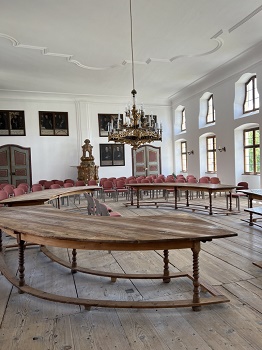 Foto vom Kapitelsaal im Kloster